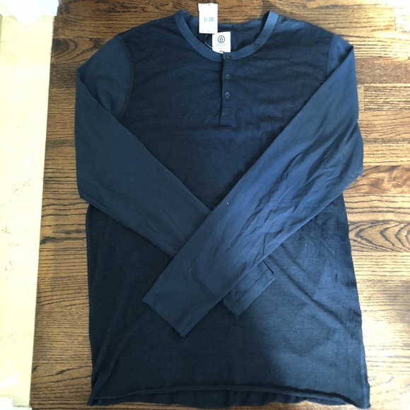 ever Other - NWT Long Sleeve Blue T-Shirt, XL